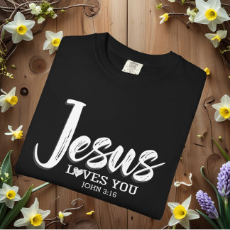 Jesus Lieben Sie Motivierend Bibel T-Shirt