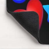 Jesus-Lieben Sie Mousepad (Ecke)