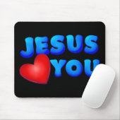 Jesus-Lieben Sie Mousepad (Mit Mouse)