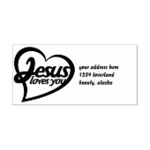 Jesus Lieben Sie Permastempel (Design)