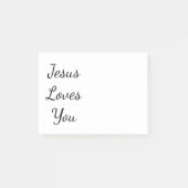 Jesus Lieben Sie Post-it Klebezettel (Vorderseite)