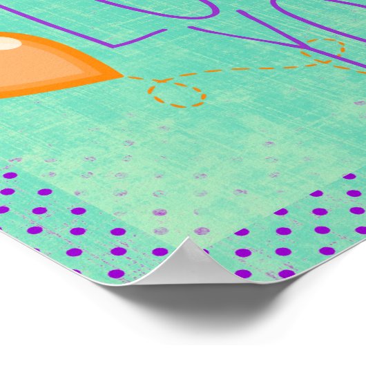 Jesus Lieben Sie Poster (Ecke)