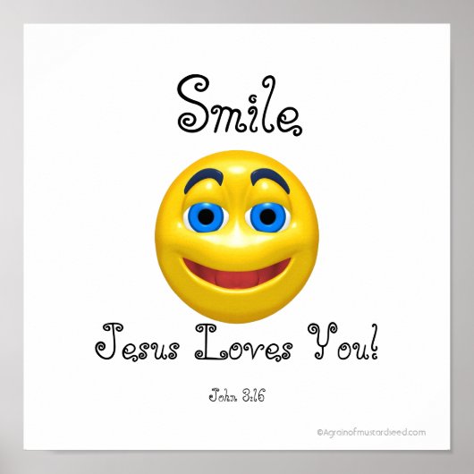 Jesus Lieben Sie Poster (Vorne)