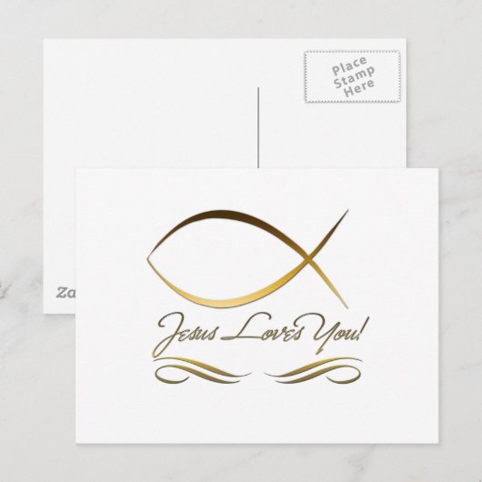Jesus Lieben Sie Postkarte (Vorne/Hinten)