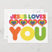 Jesus Lieben Sie Postkarte (Vorne/Hinten)