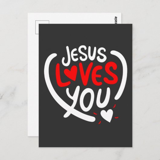Jesus Lieben Sie Postkarte (Vorne/Hinten)