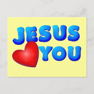 Jesus Lieben Sie Postkarte