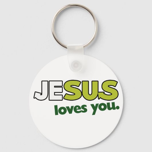 Jesus Lieben Sie Schlüsselanhänger (Vorderseite)