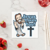 Jesus Lieben Sie Serviette (Beispiel)