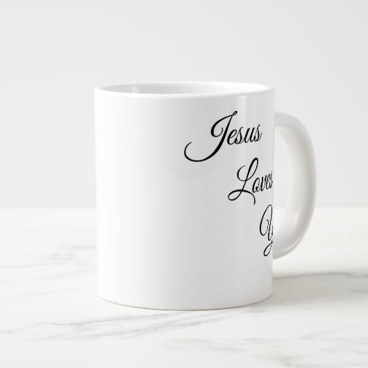 Jesus Lieben Sie Spezialität Kaffee Tasse (Vorderseite Rechts)