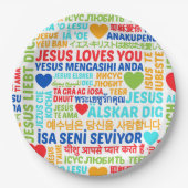 Jesus Lieben Sie Sprachen Pappteller (Vorderseite)