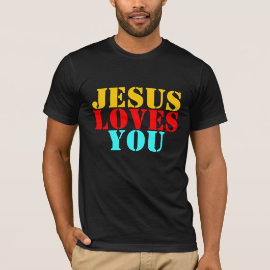 JESUS-LIEBEN SIE T-Shirt (Vorderseite)