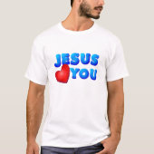 Jesus-Lieben Sie T-Shirt (Vorderseite)