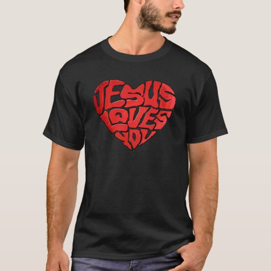 Jesus-Lieben Sie T-Shirt (Vorderseite)
