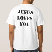 JESUS-LIEBEN SIE T-Shirt (Rückseite)