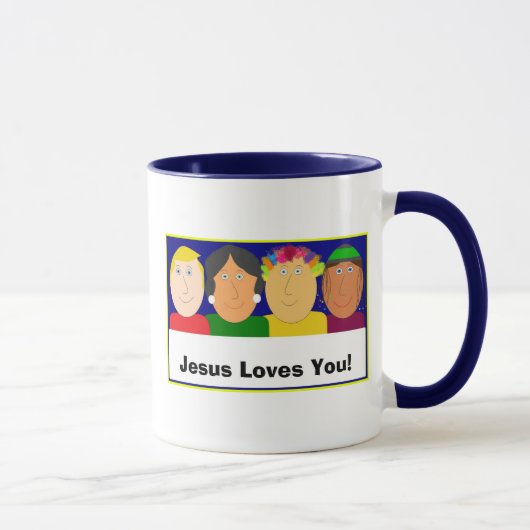Jesus-Lieben Sie! Tasse (Rechts)