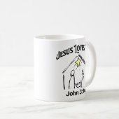 JESUS LIEBEN SIE TASSE (VorderseiteRechts)