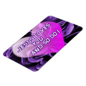 Jesus Lieben Sie und so I_Premium Flexi Magnet (Linke Seite)
