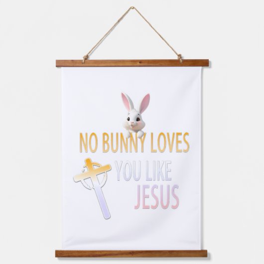 Jesus Lieben Sie Wandteppich Mit Holzrahmen (Vorderseite)