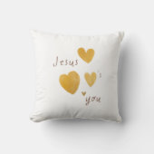 Jesus Lieben Sie werfen Pillow modern Kissen (Vorderseite)