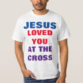 Jesus-Lieben/Teufel hasst T - Shirt (Vorderseite)