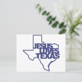 Jesus Lieben Texas Postkarte (Stehend Vorderseite)