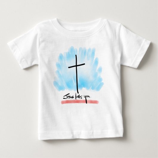 JESUS LIEBEN YOU Baby T - Shirt (Vorderseite)