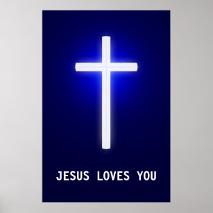 JESUS LIEBEN YOU - Christlich Poster