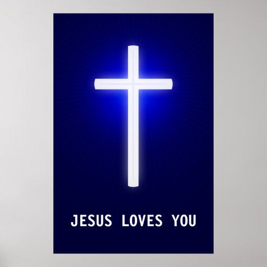 JESUS LIEBEN YOU - Christlich Poster (Vorne)