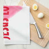 JESUS LIEBEN YOU Küchentücher (Viertel Falte)