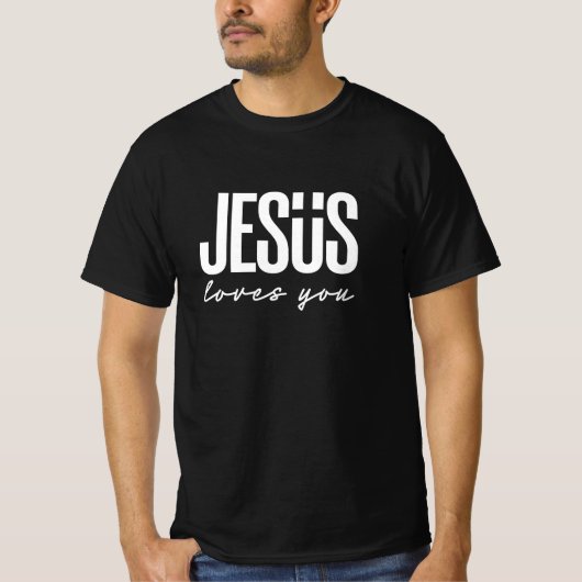 JESUS LIEBEN YOU T-Shirt (Vorderseite)