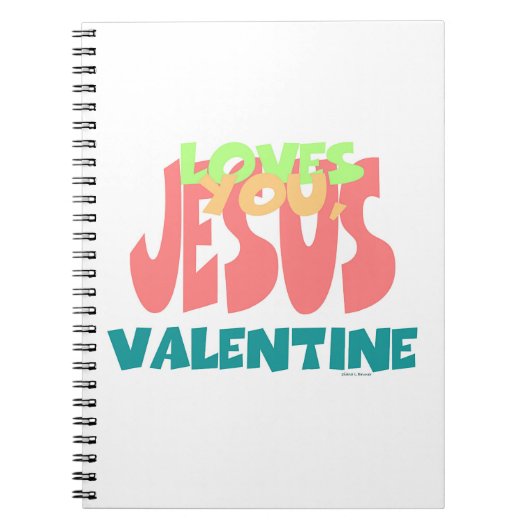 JESUS LIEBEN YOU, VALENTINE NOTIZBLOCK (Vorderseite)