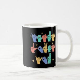 Jesus liebt dich Asl Christlich Jesus Kleinkind Ic Kaffeetasse