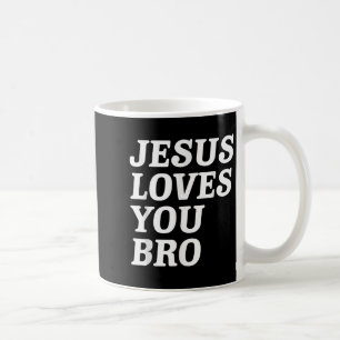 Jesus liebt dich Bro, Lustiger christlicher Glaube Kaffeetasse