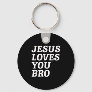 Jesus liebt dich Bro, Lustiger christlicher Glaube Schlüsselanhänger