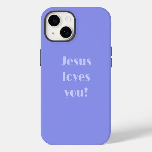 Jesus liebt dich! Case-Mate iPhone hülle (Rückseite)