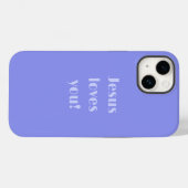 Jesus liebt dich! Case-Mate iPhone hülle (Rückseite (Horizontal))