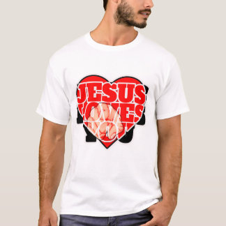 Jesus liebt dich Christlich | Inspirierender Glaub T-Shirt