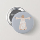 Jesus liebt dich Christliche Einheitswoche Button (Vorne & Hinten)