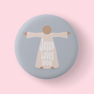 Jesus liebt dich Christliche Einheitswoche-Button Button