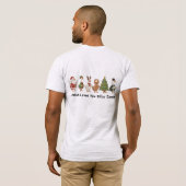 Jesus liebt dich Dummer Gans, Dummer Gans T-Shirt (Schwarz voll)