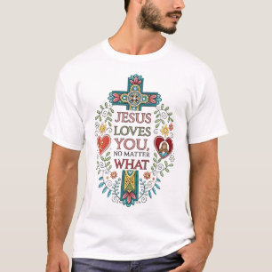 Jesus liebt dich, egal was ist T-Shirt
