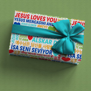 Jesus liebt dich Geschenkpapier