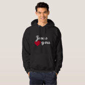 Jesus liebt dich hoodie (Vorne ganz)