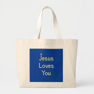 Jesus liebt dich Jumbo-Tasche Jumbo Stoffbeutel