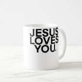Jesus liebt dich kaffeetasse (VorderseiteRechts)