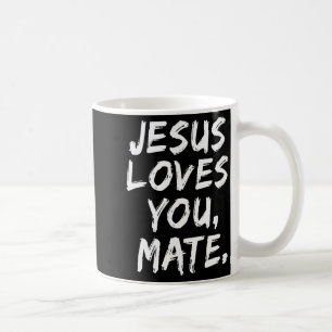 Jesus liebt dich Kumpel Christlicher Glaube Gott Kaffeetasse