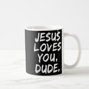 Jesus liebt dich, Mann, Christlicher Gläubiger, Gl Kaffeetasse