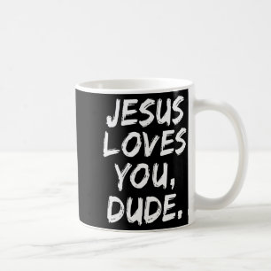 Jesus liebt dich Mann Christlicher Gläubiger Glaub Kaffeetasse