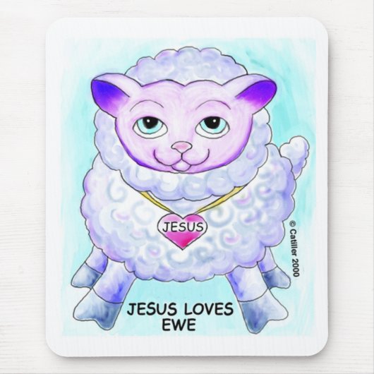 Jesus liebt dich Mauspad (Vorne)